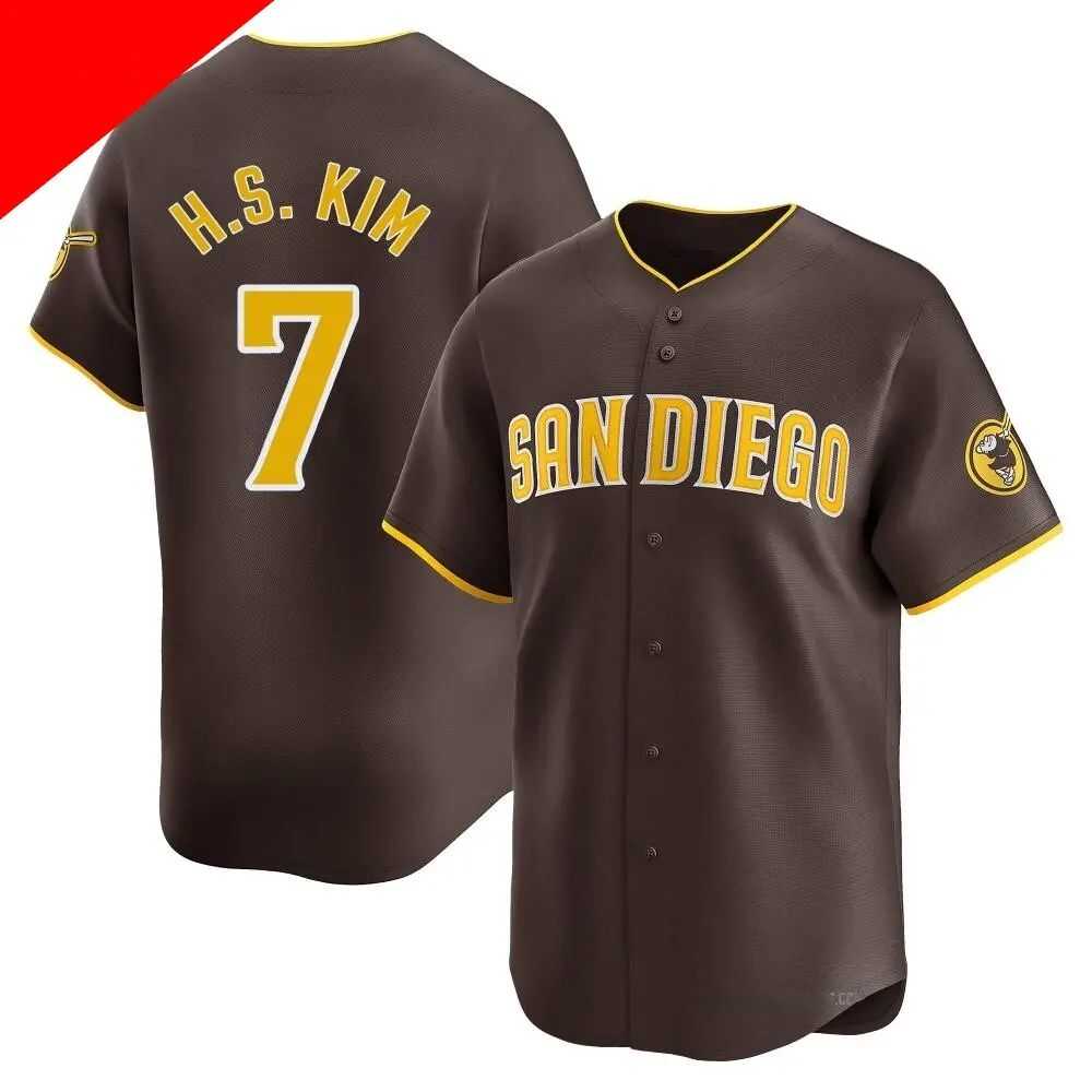 Men's San Diego Padres #7 Ha-Seong Kim Brown Cool Base Stitched Jersey,We sell and wholesale Men's San Diego Padres #7 Ha-Seong Kim Brown Cool Base Stitched Jersey on line form chian!